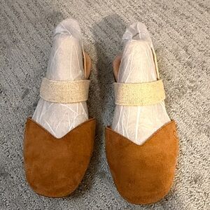 Born Tan Suede Mules